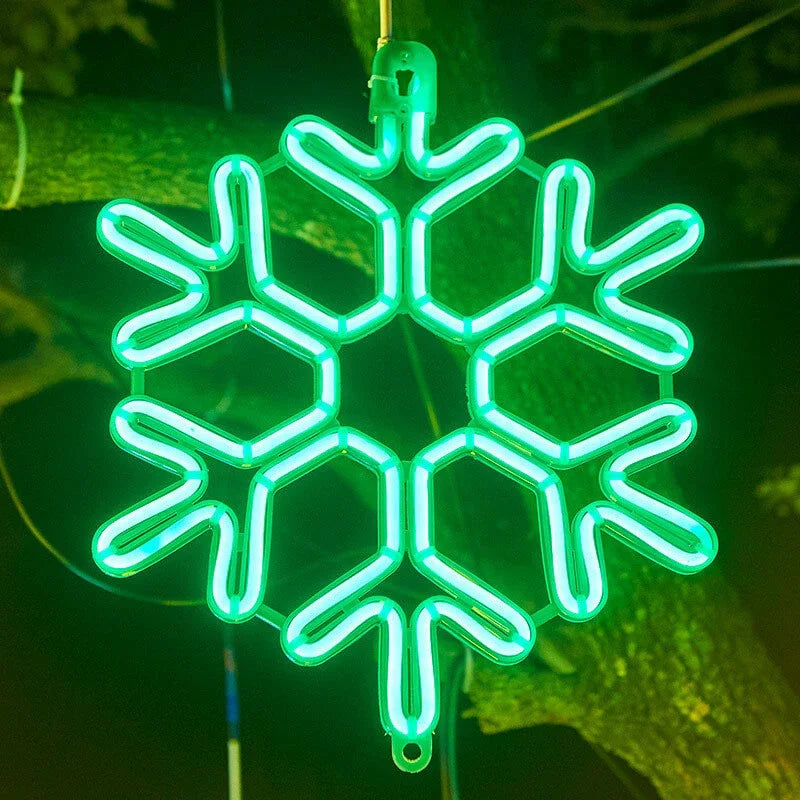 Hängende LED-Weihnachtsbeleuchtung für draußen | Warmweiß | Festliche Deko für Balkon, Garten & Terrasse