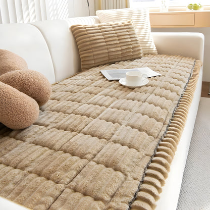 RibCover Classic | Housse de canapé antidérapante en tissu texturé