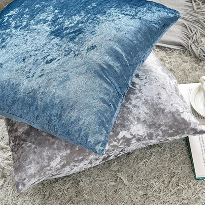 Velvra Crush | Housse de coussin en velours froissé