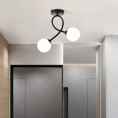 Zenovia – Plafoniera elegante minimalista in vetro per interni moderni