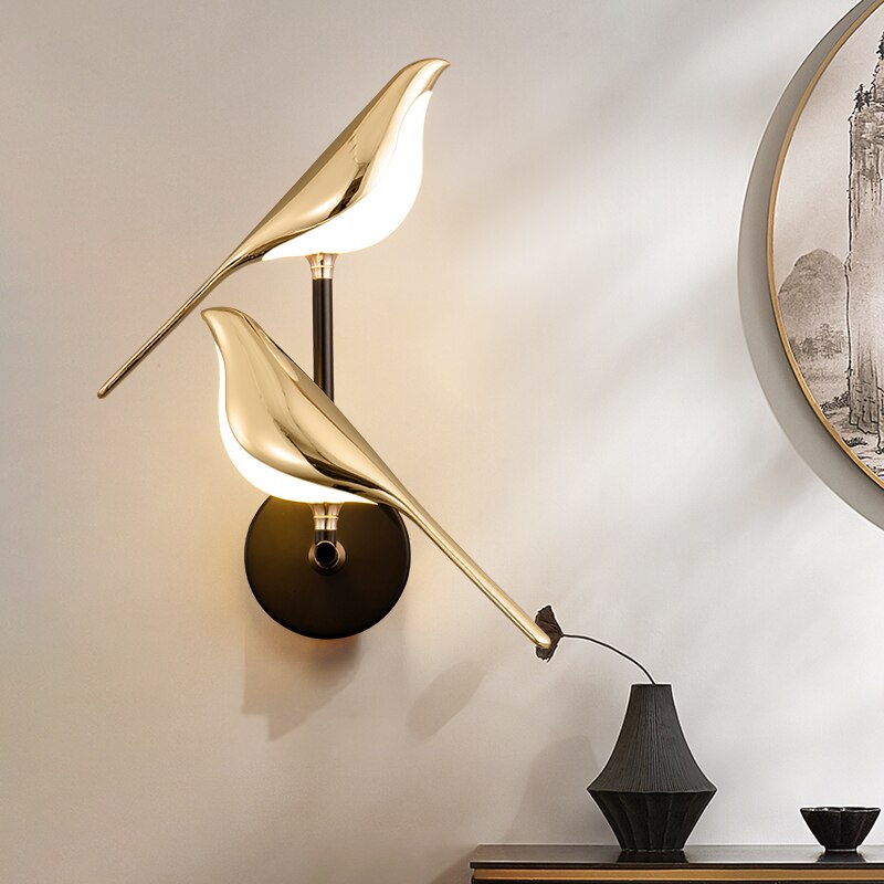 Avireo Lumis | lampada da parete LED decorativa a forma di uccello