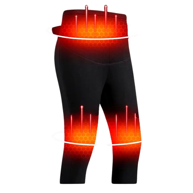 Warmeno | Mallas térmicas calefactables con conexión USB, zonas térmicas, unisex
