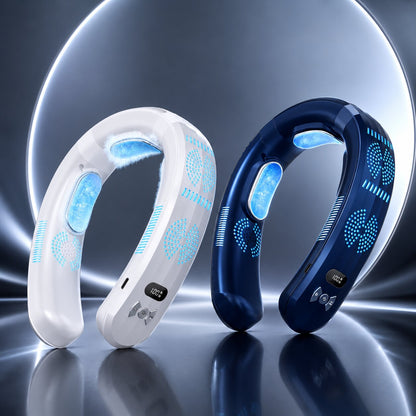 Ventilatore da collo con funzione di raffreddamento e riscaldamento | Ventilatore portatile da collo con 9 livelli e batteria da 6000 mAh | Climavell