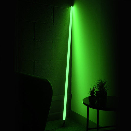 NeonArc | LED Stehlampe im Neonröhren-Look, IP65, mit USB oder Netzbetrieb
