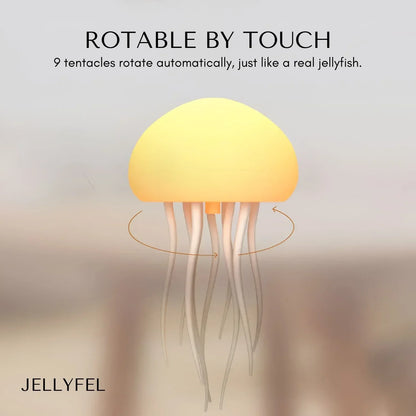 JellyBeat Aura | Lampada medusa LED a cambio colore con effetto movimento per luce d’atmosfera