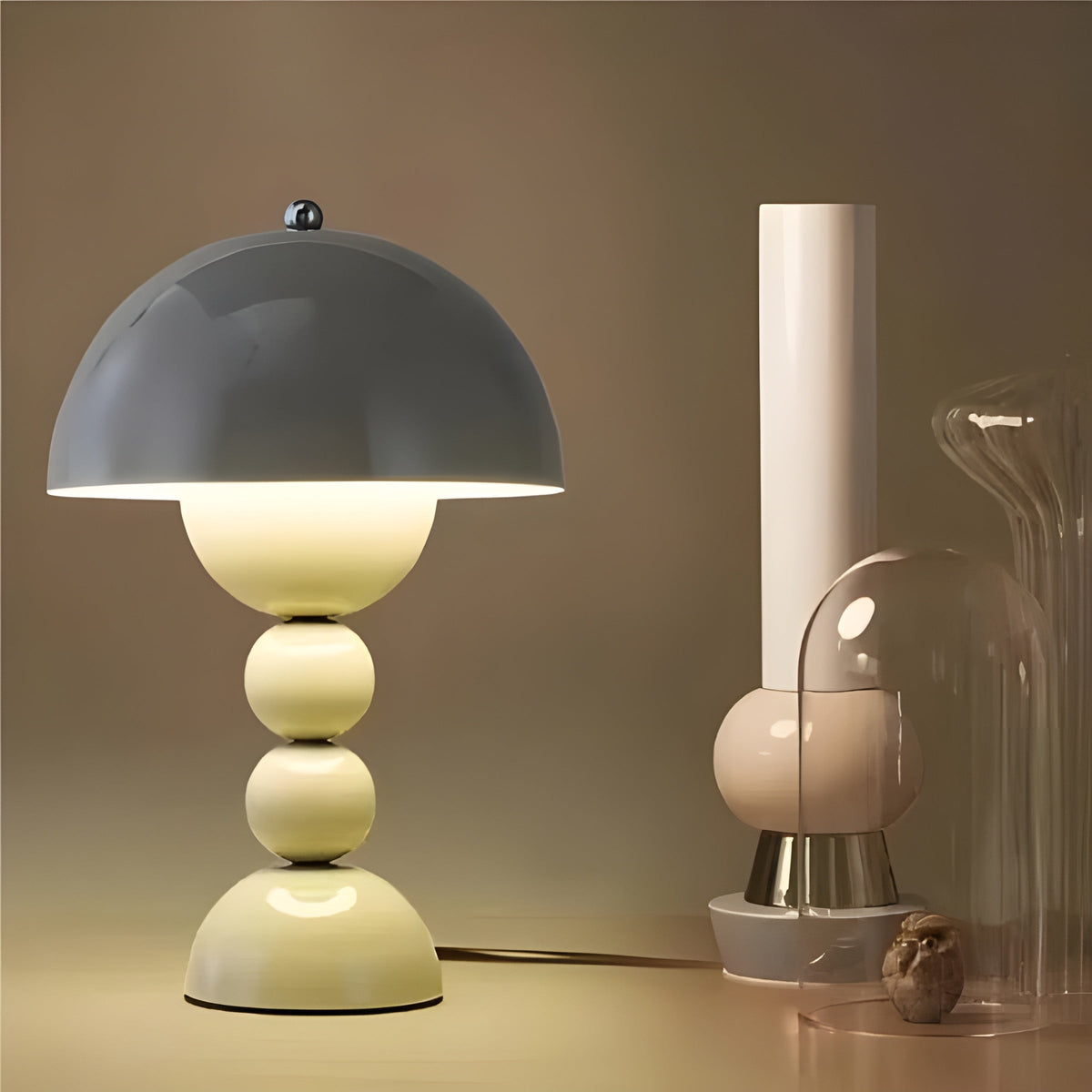 Lyssa | Skandinavische LED-Tischlampe mit Dimmerfunktion