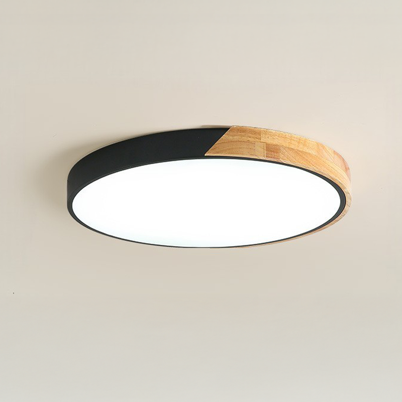 Holvira | Deckenleuchte aus Holz im skandinavischen Stil, Ø 30–50 cm