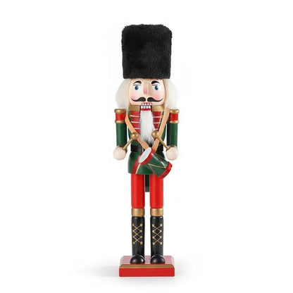 Knackwin | Handgefertigte Weihnachtsfigur aus Holz mit bemalter Uniform
