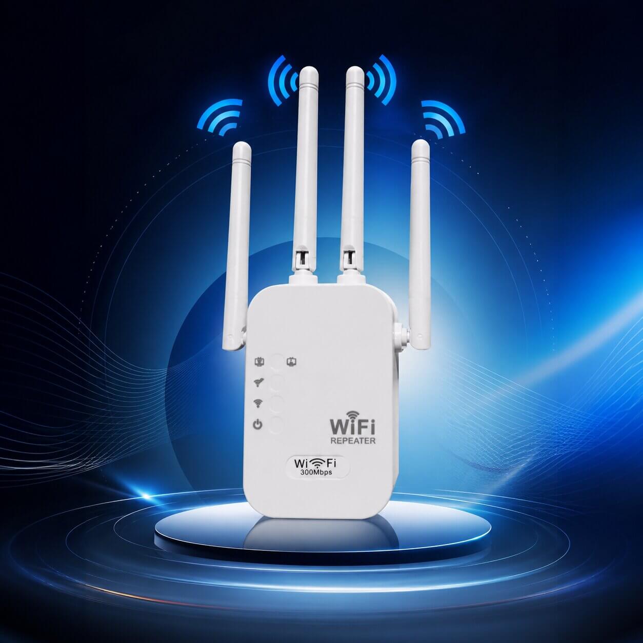 Ripetitore Wi-Fi per esterni e interni | Ripetitore Wi-Fi dual band 1200 Mbps per giardino, terrazza e casa | Funkhafen