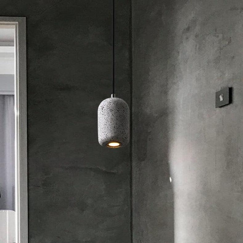Kiva Cast | lampada a sospensione in cemento dal design industriale con tecnologia LED