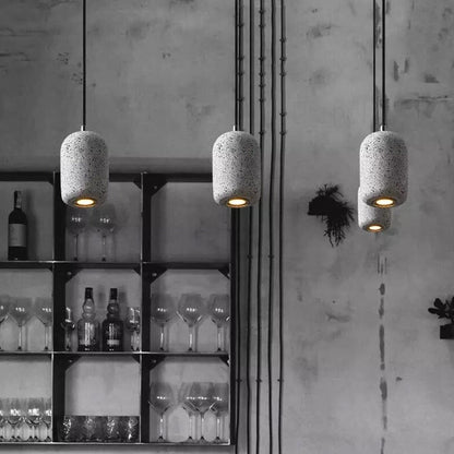 Kiva Cast | lampada a sospensione in cemento dal design industriale con tecnologia LED