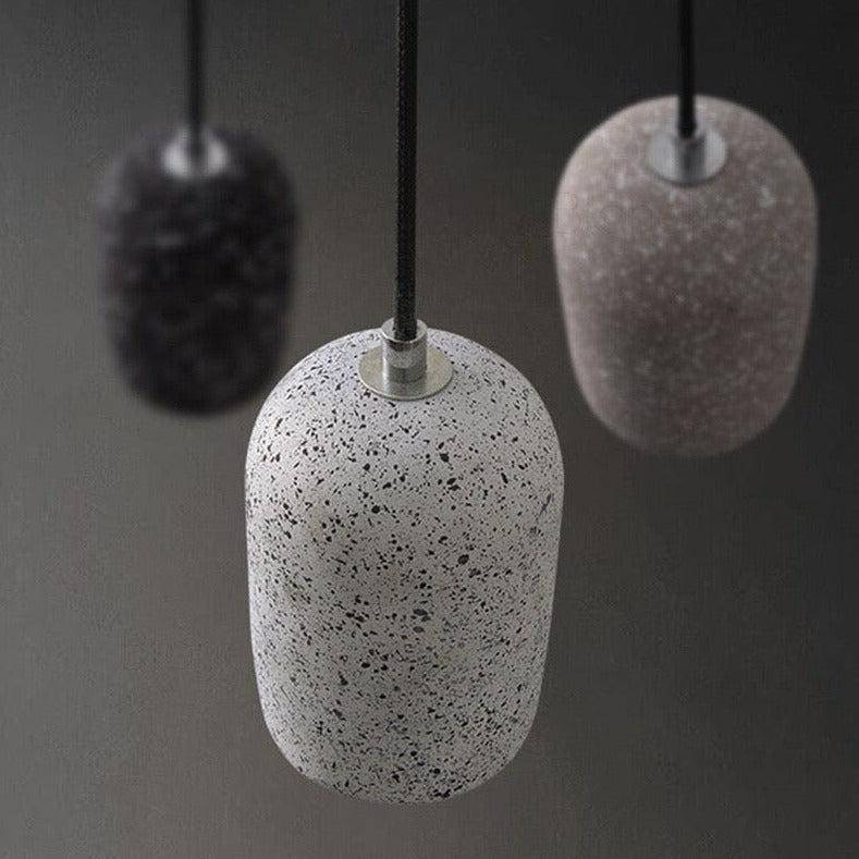 Kiva Cast | lampada a sospensione in cemento dal design industriale con tecnologia LED