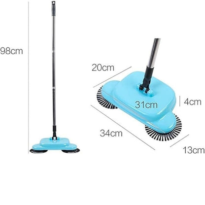 SweepMate | 2-in-1 broom with integrated dust collector, cordless & power-free