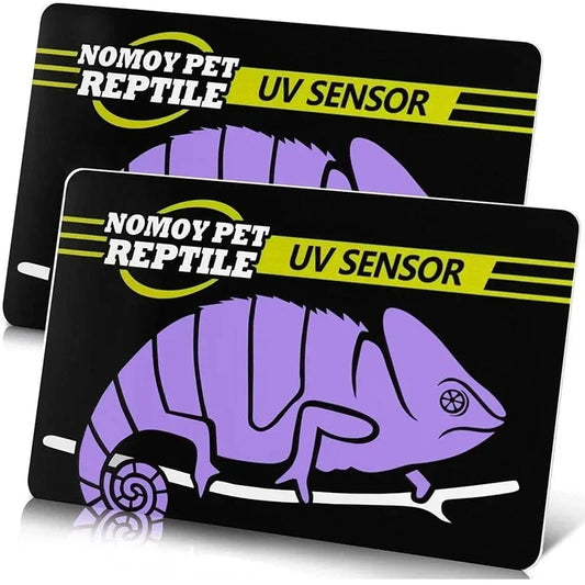 Reptiva | UV-Testkarte für Reptilienlampen im 2er-Set mit Kartenhalter
