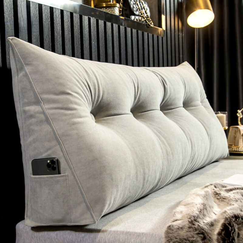 Restovo | Keilkissen als Rückenstütze fürs Bett und Sofa mit waschbarem Bezug