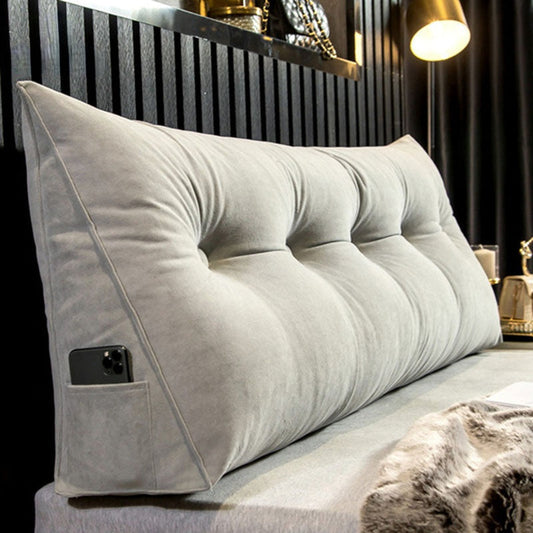 Restovo | Keilkissen als Rückenstütze fürs Bett und Sofa mit waschbarem Bezug