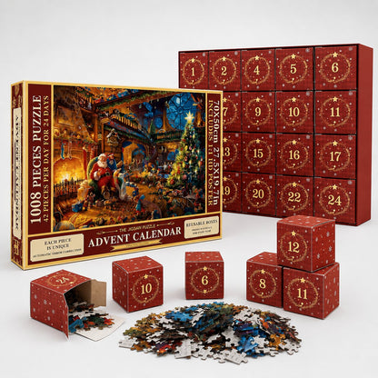 Puzzle Adventskalender 1008 Teile 2026