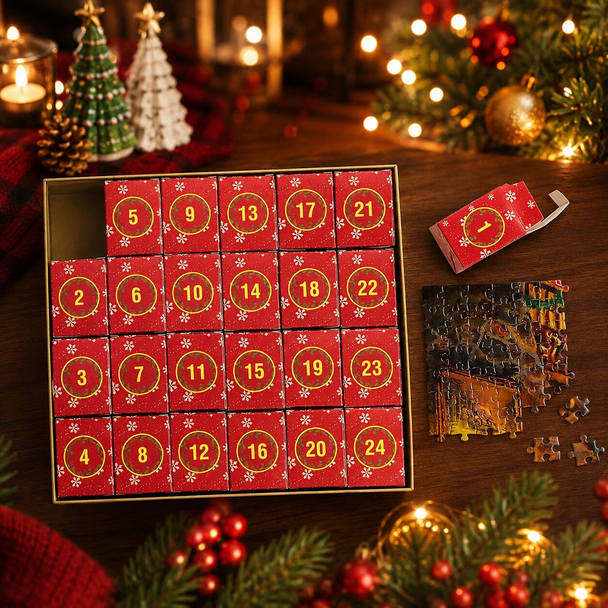 Puzzle Adventskalender 1008 Teile 2026