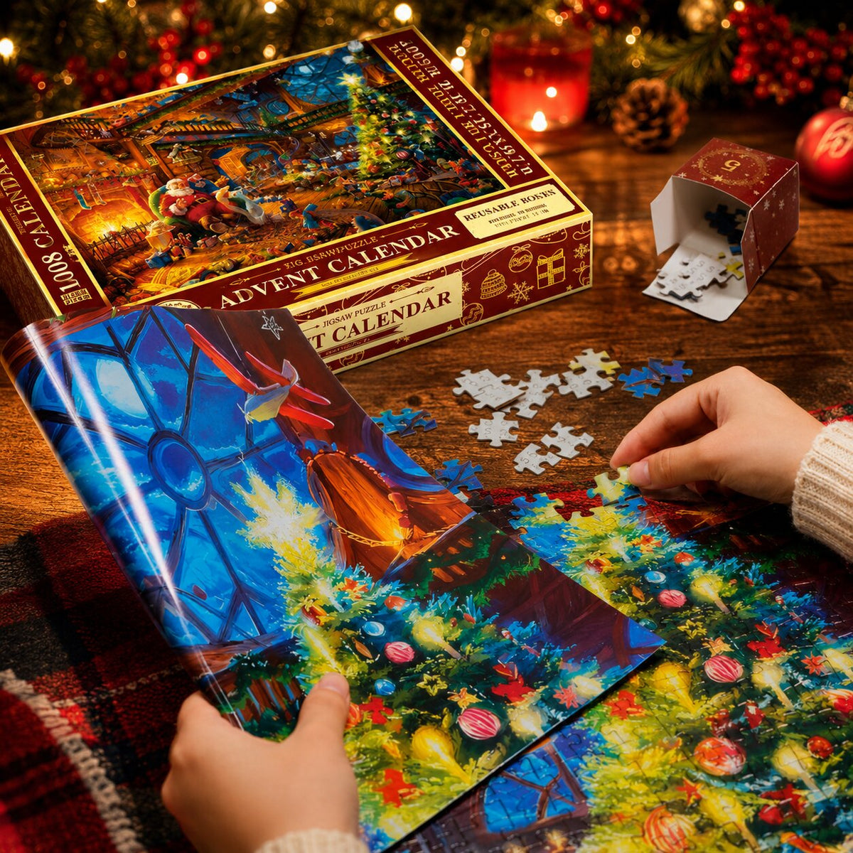 Puzzle Adventskalender 1008 Teile 2026