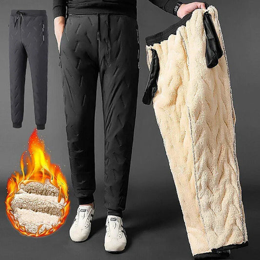 Fleevra | Thermohose mit Fleecefutter, wasserabweisend, 2 Reißverschlusstaschen