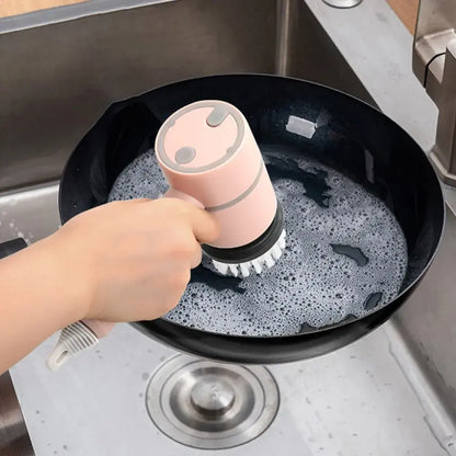 Cleanova SpinBrush | Wiederaufladbare elektrische Reinigungsbürste mit 360° Rotation & IPX7