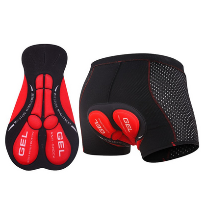 Pantaloni da ciclista con imbottitura in gel per donna e uomo | Pantaloni imbottiti per bici per comfort durante la pedalata | Veloride