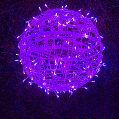 Rattiva | Rattan Lichterkette für außen, wetterfest und verbindbar mit Netzstecker