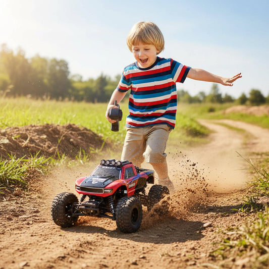 Amphivo | Ferngesteuertes Amphibienauto 1:10 mit Allrad und IP66, 2,4 GHz