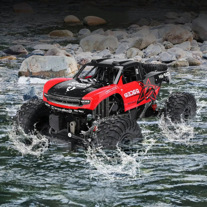 Amphivo | Coche anfibio teledirigido 1:10 con tracción total e IP66, 2,4 GHz