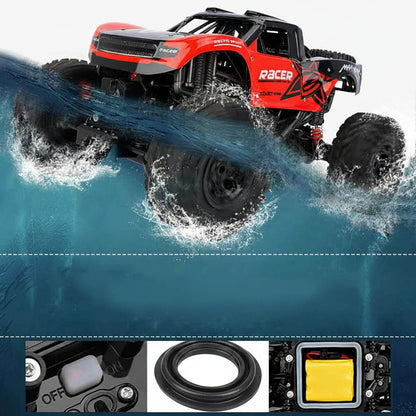 Amphivo | Coche anfibio teledirigido 1:10 con tracción total e IP66, 2,4 GHz