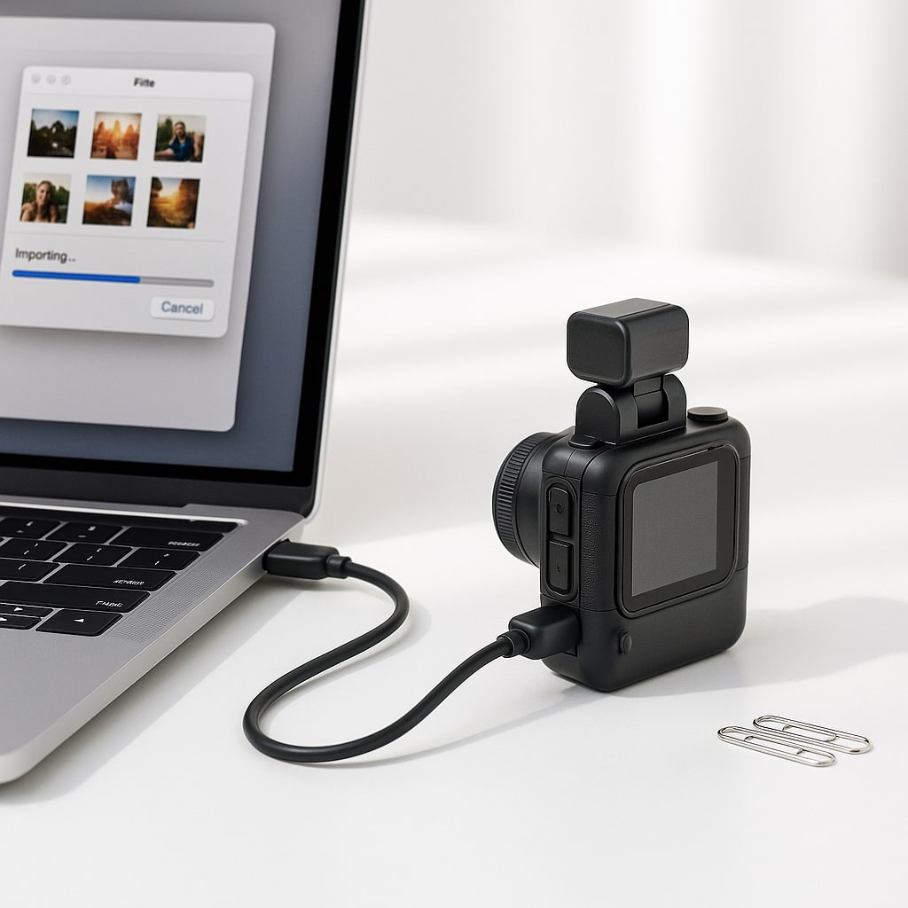 Fotocamera digitale dal design retrò | Fotocamera compatta 1080p per foto, video, viaggi e uso quotidiano | RetroBlick