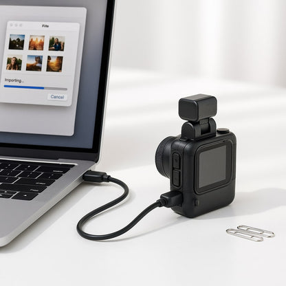 Fotocamera digitale dal design retrò | Fotocamera compatta 1080p per foto, video, viaggi e uso quotidiano | RetroBlick