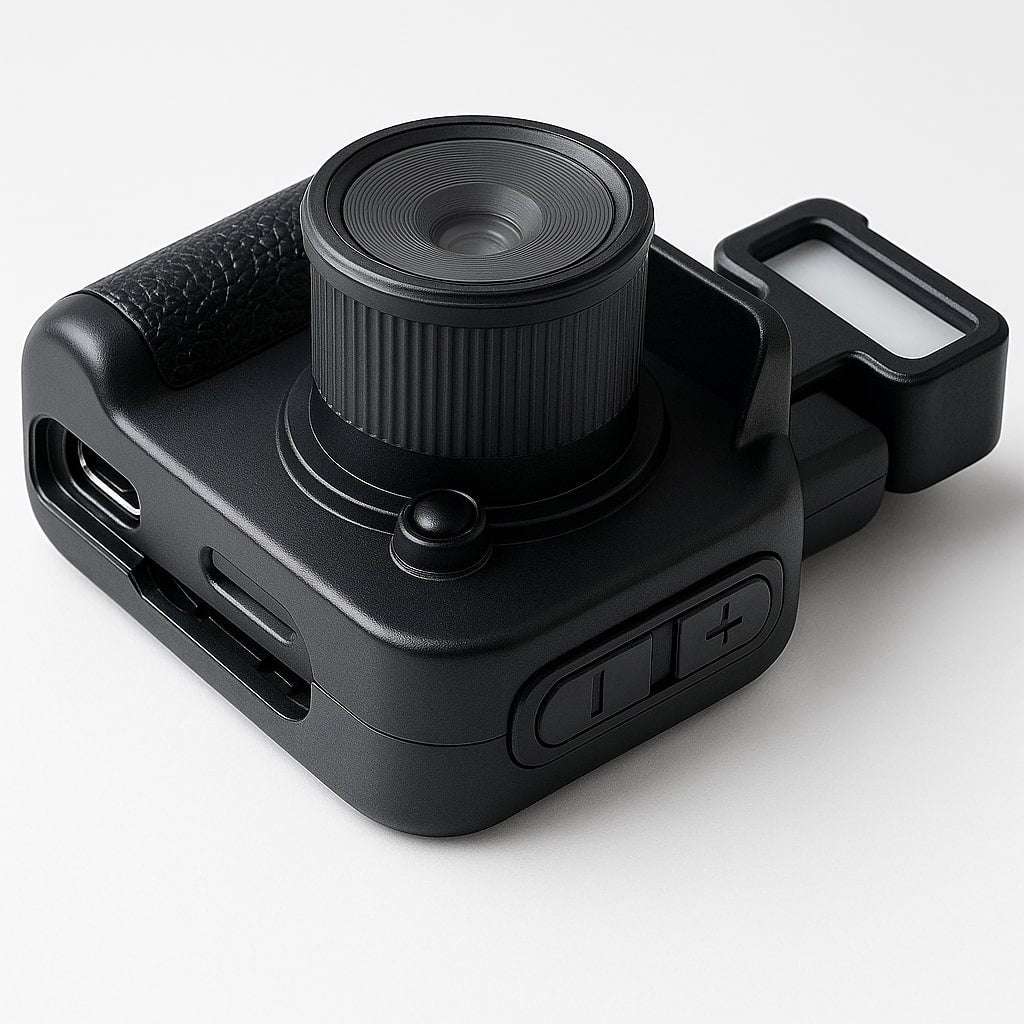 Fotocamera digitale dal design retrò | Fotocamera compatta 1080p per foto, video, viaggi e uso quotidiano | RetroBlick