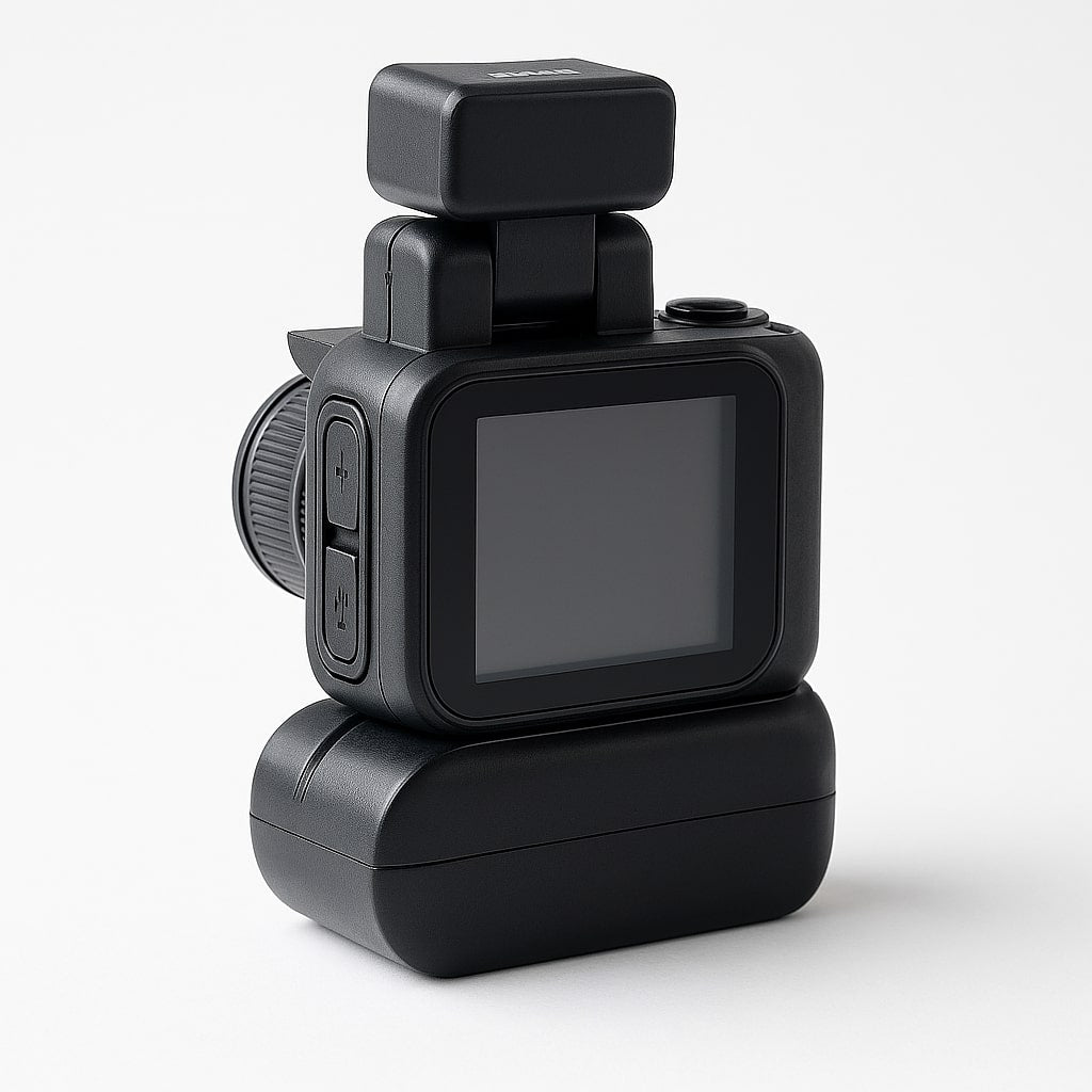 Fotocamera digitale dal design retrò | Fotocamera compatta 1080p per foto, video, viaggi e uso quotidiano | RetroBlick