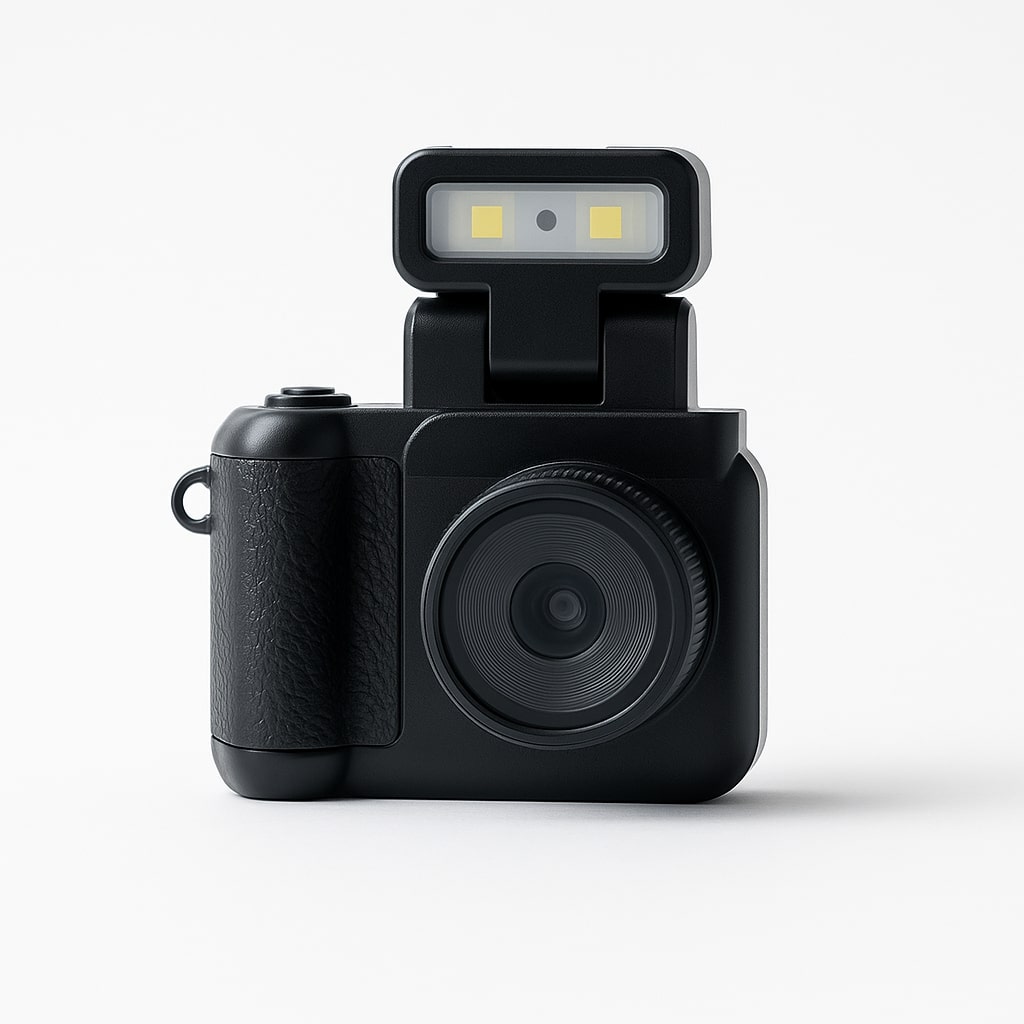 Fotocamera digitale dal design retrò | Fotocamera compatta 1080p per foto, video, viaggi e uso quotidiano | RetroBlick