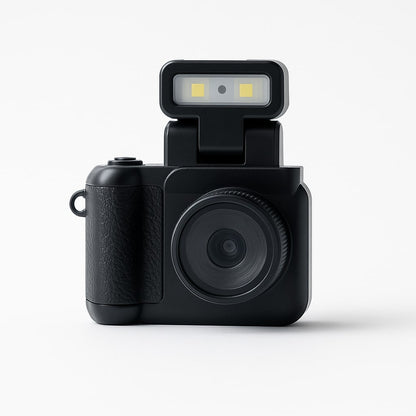 Fotocamera digitale dal design retrò | Fotocamera compatta 1080p per foto, video, viaggi e uso quotidiano | RetroBlick