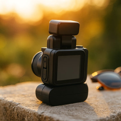 Fotocamera digitale dal design retrò | Fotocamera compatta 1080p per foto, video, viaggi e uso quotidiano | RetroBlick