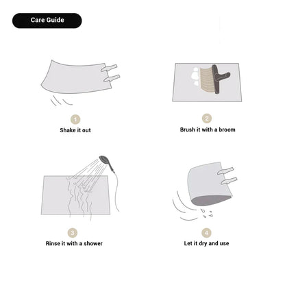 Arketa Halo | Tapis lavable en forme de demi-cercle
