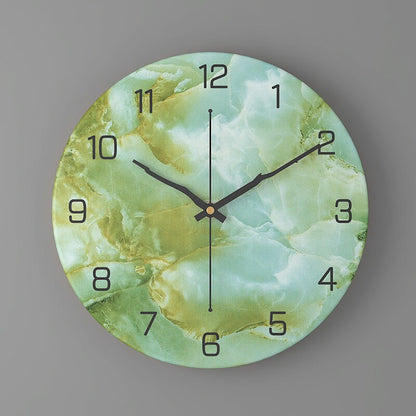 Marbelle | Horloge murale moderne effet marbre | Design créatif & élégance intemporelle pour des espaces de vie stylés