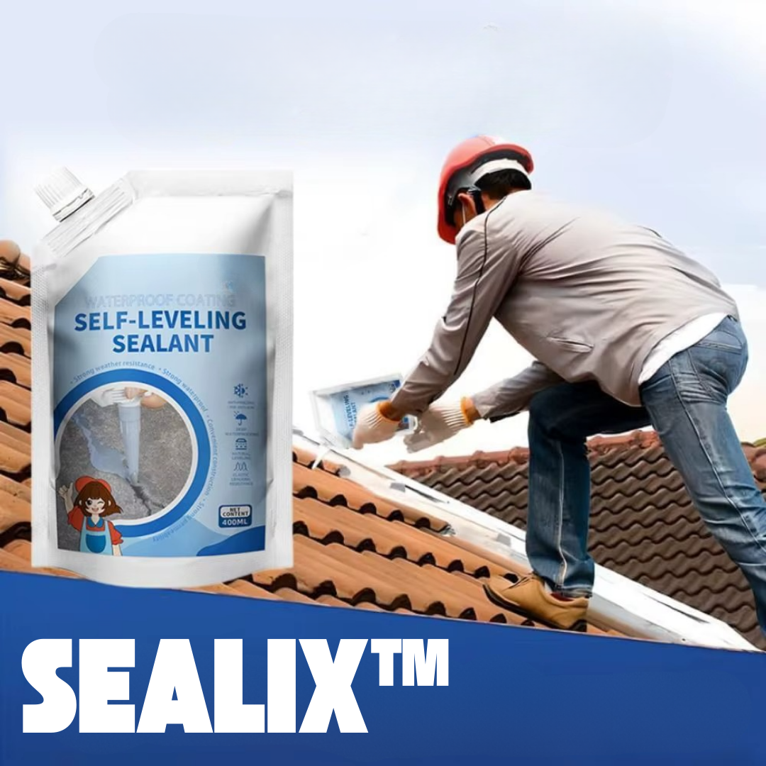 Sealix | Sigillante autolivellante per crepe in cemento & asfalto, 400 ml