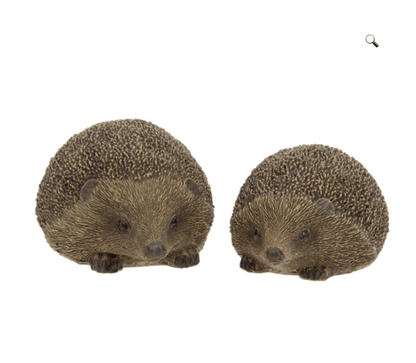 Spinelo | Deko Igel im 2er Set aus Polyresin für Haus und Garten