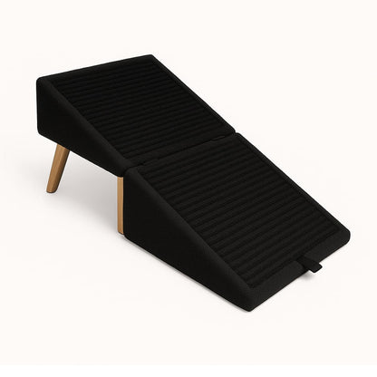 SofaFreund | 2-in-1 Dog Steps & Footstool with Ramp and Non-Slip Cover