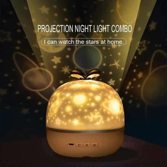 Orbella | Sternenhimmel Projektorlampe mit 6 Lichteffekten und 360° Rotation