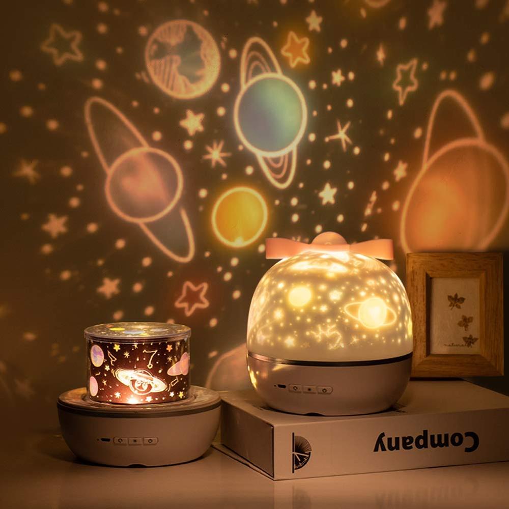 Orbella | Sternenhimmel Projektorlampe mit 6 Lichteffekten und 360° Rotation