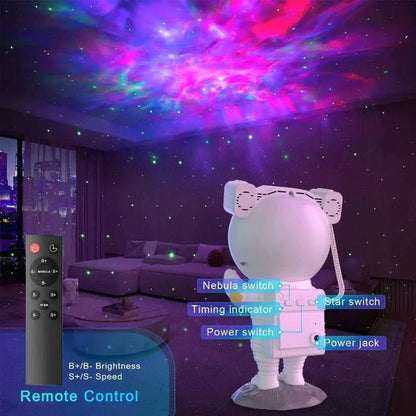 Nachtara | Sternenhimmel Projektor mit 360° Rotation, per USB aufladbar