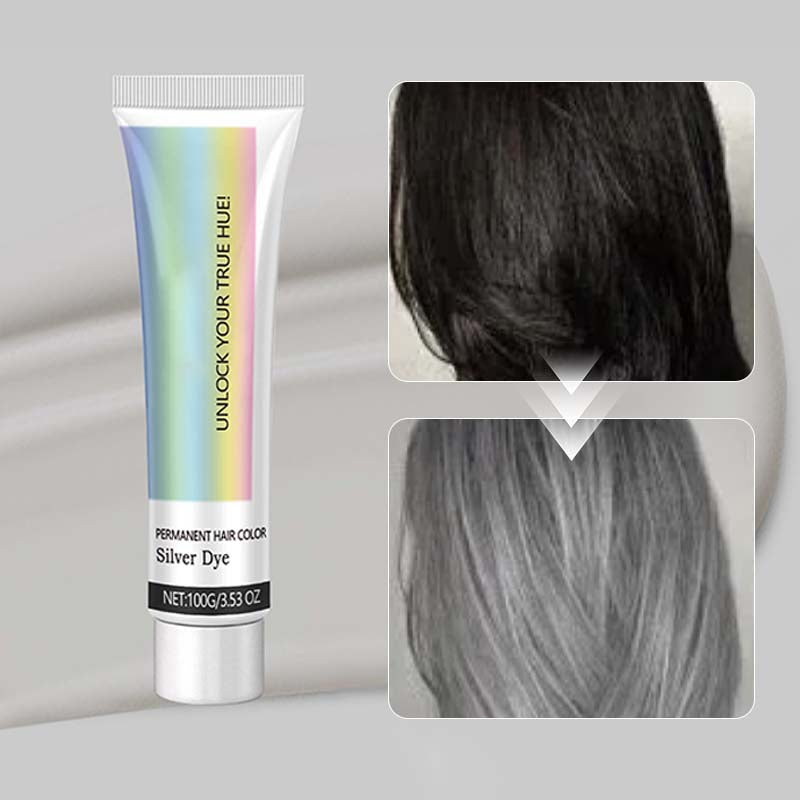 Silvenna | Tinte para cabello plata sin amoniaco con aloe vera, 150 ml