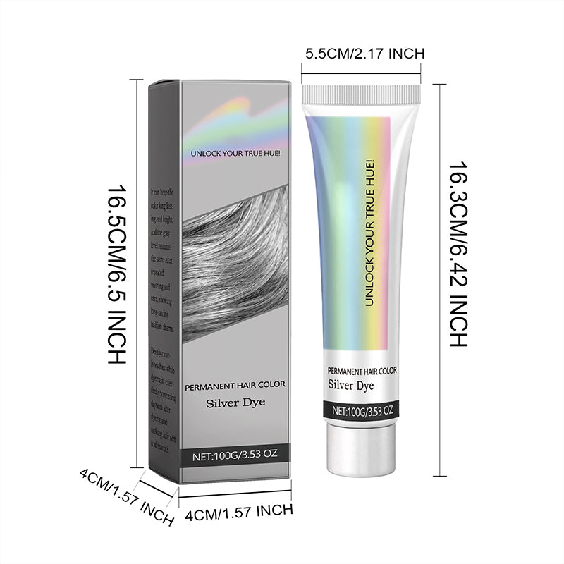 Silvenna | Tinte para cabello plata sin amoniaco con aloe vera, 150 ml