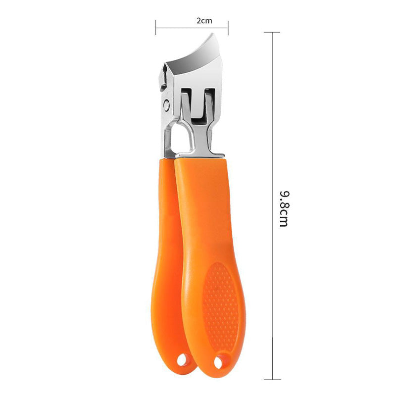 Clipvera | Cortauñas para uñas gruesas con hoja oblicua de acero inoxidable