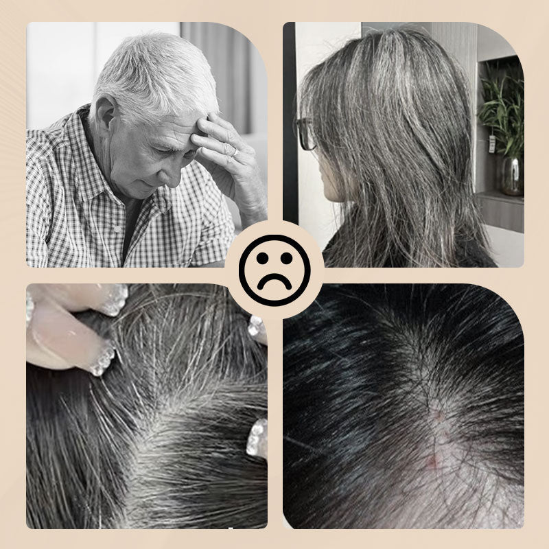 Tonvela | Ansatz-Stift mit Kammaufsatz zum Abdecken grauer Haare, 2 Stück