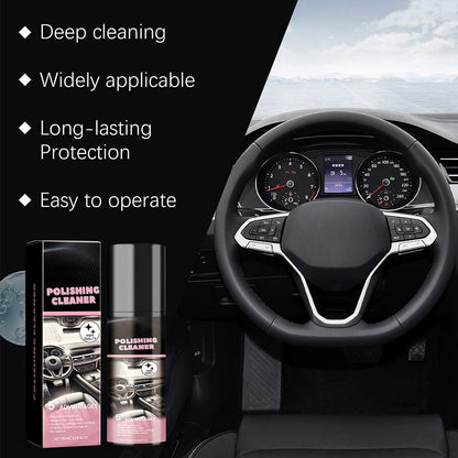 Glanzivo | Lucidante 3 in 1 per interni auto, per plastica, pelle e vinile, 100 ml